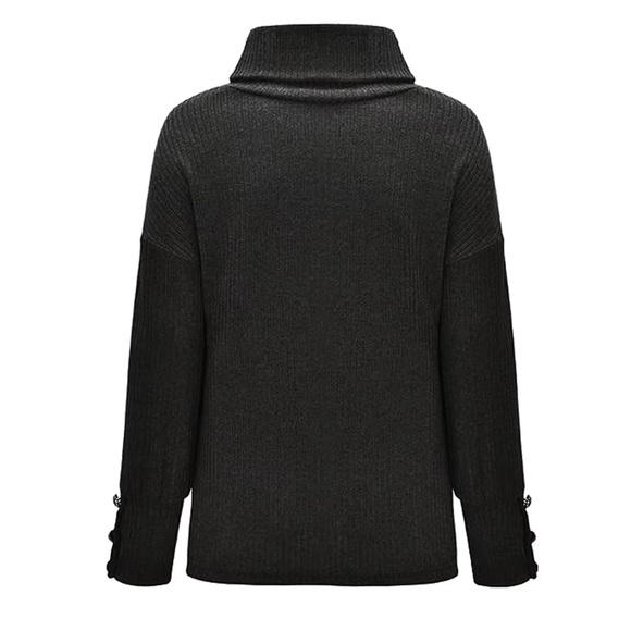 🆕Knit Button Sleeve Sweater - Picture 3 of 8